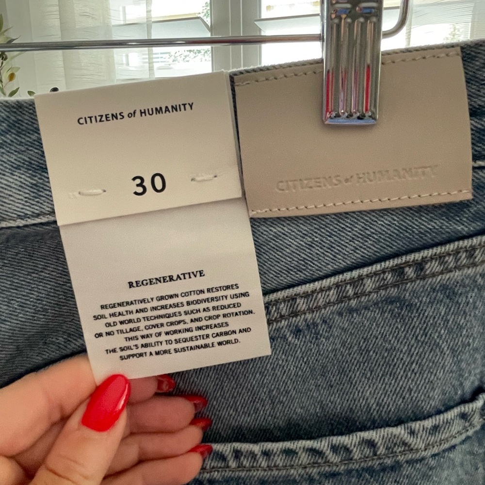Citizens Of Humanity Light Blue Denim Jean Shorts - Picture 9 of 12